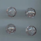 Star Wars LEGO x4 Trans-Clear Brick, Round 2 x 2 Dome Imperial Astromech Droid