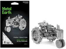 Fascinations Metal Earth Farm Tractor Metal 3D Laser Cut Steel Puzzle Model Kit