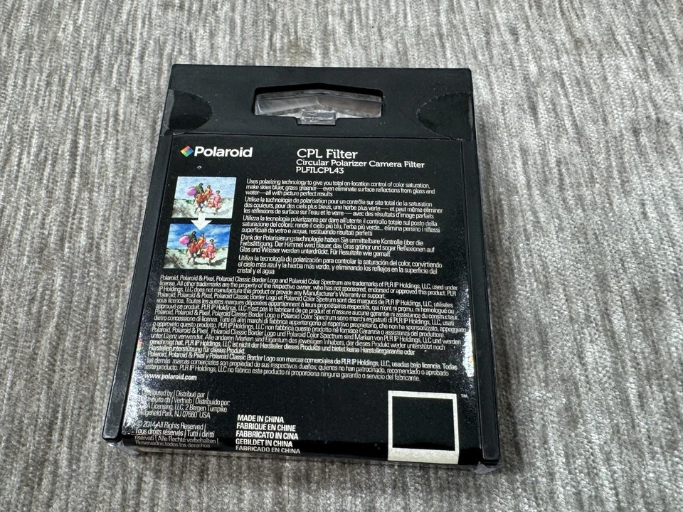 Polaroid Optics 43mm CPL Circular Polarizer Filter (PLFILCPL43) NEW Camera DLSR - Image 3 of 4