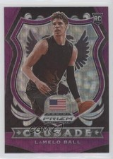 2020-21 Panini Prizm Draft Picks Crusade Purple Wave Prizm LaMelo Ball #83 n1u