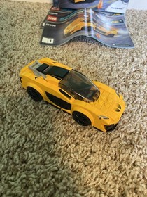 Lego Speed Champions McLaren P1 75909 Retired car incomplete no minifigure
