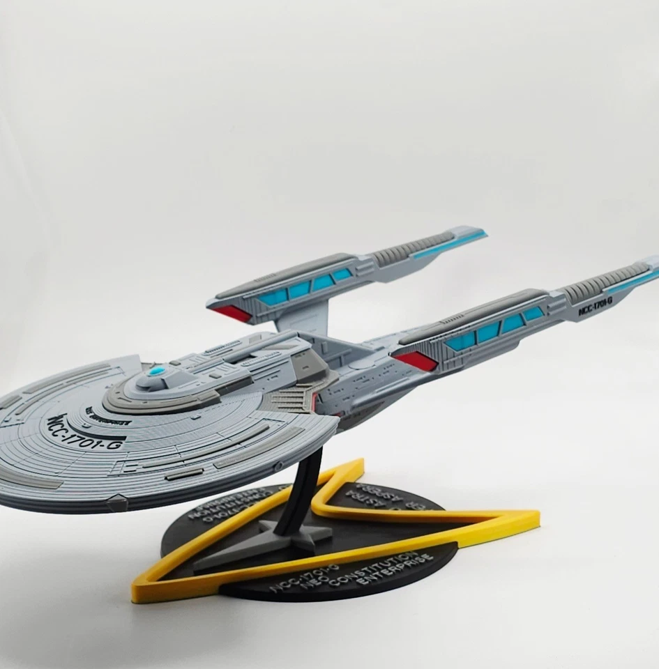 Star Trek Enterprise G Neo Constitution Impreso en 3D Nave Hecha por Ventilador con Soporte Foto 3 de 4