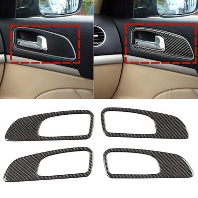 For Alfa Romeo 159 2004-2011 Real Carbon Fiber Interior Door Handle Panel Trim 