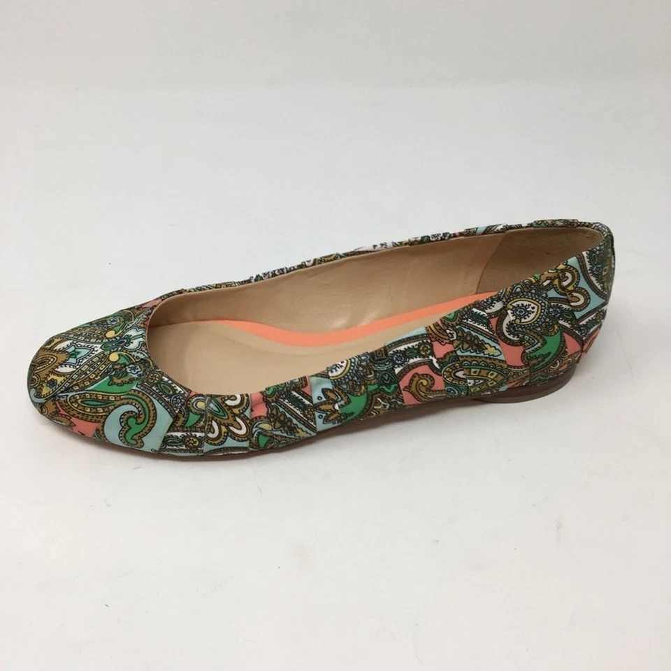 Planos Talbots Multicolor Paisley Plisados Estampados 7B Foto 2 de 4