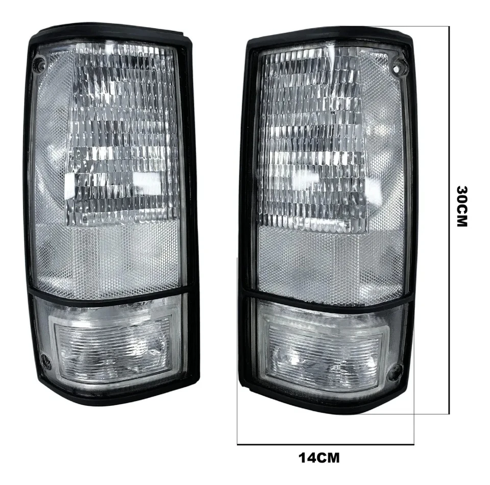 Par de luces traseras para 82-93 Chevrolet S10 91-93 GMC Sonoma 82-90 S15 cristalinas Foto 3 de 4