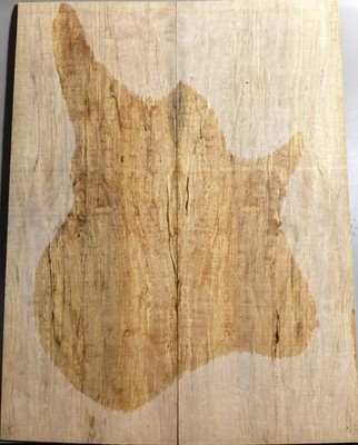 Guitar Top Veneer Spalted Maple Wood Bookmatched Set Luthier Supply