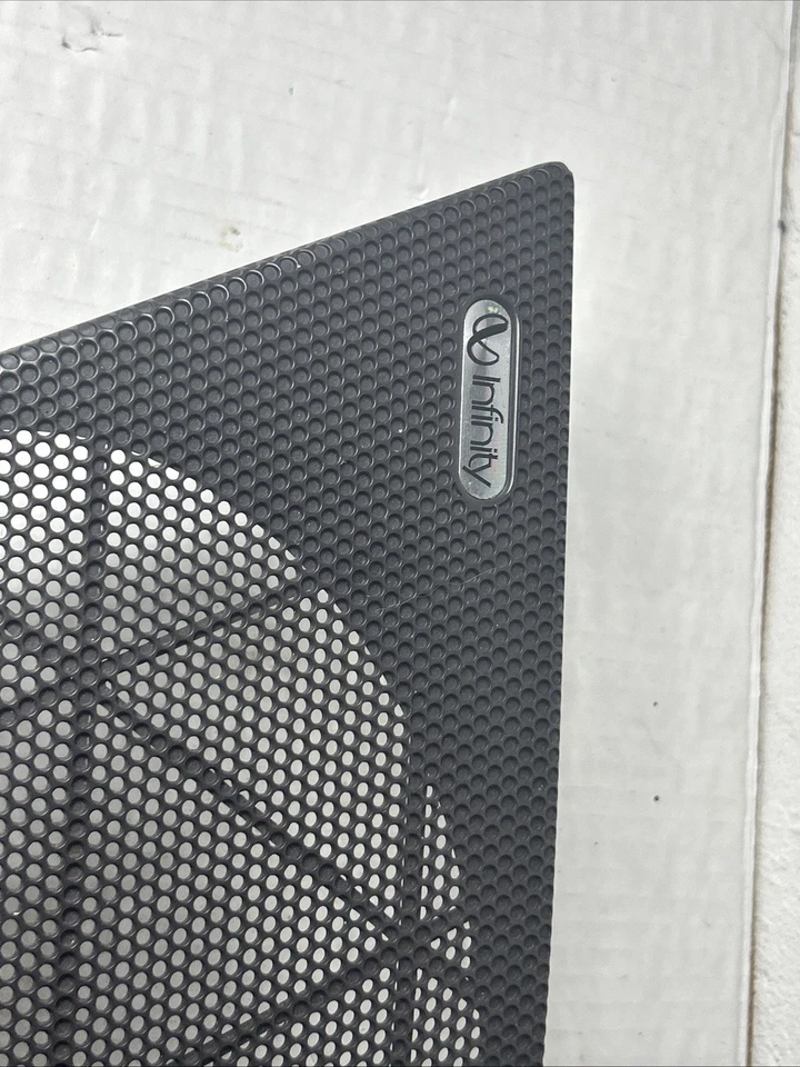 Cubierta de altavoz de puerta izquierda izquierda convertible Sebring 1999 gris infinito OEM Foto 2 de 4