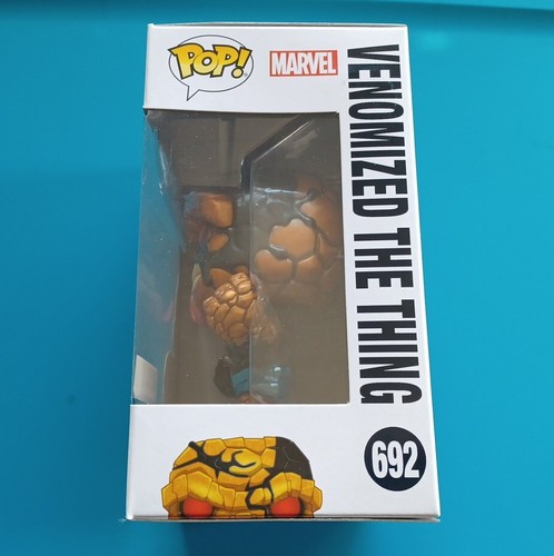 Funko POP Marvel Venom Fantastic Four Venomized The Thing #692 Metallic Chase - Imagen 3 de 7