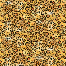      Dear Stella Paradise Found by August Wren ST DJL 1777 Leopard Skin  Cotton