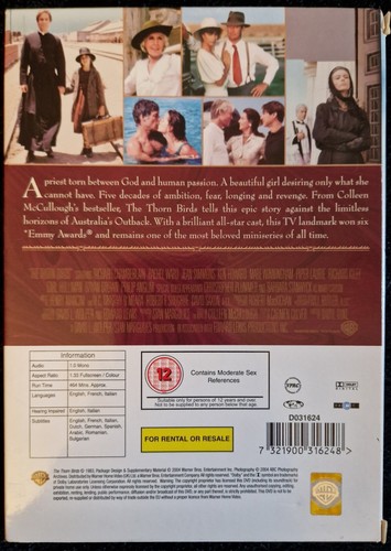 The Thorn Birds: The Complete Collection DVD (2004) Rachel Ward, DarylDuke (DIR) - Foto 3 di 4