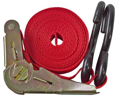 Ratchet Tie Down Strap, 25mm x 4.5m, 125kg Capacity - AMTECH