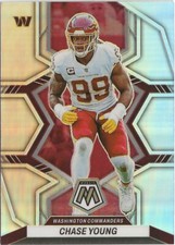 2022 Panini Mosaic Chase Young Silver Prizm SP San Francisco 49ers