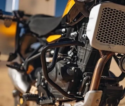 Protector de choque de motor grande negro para Royal Enfield nuevo Himalayan & Guerrilla 450 - Imagen 4 de 12