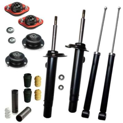 Serien Stoßdämpfer Domlager Gas Premium Set vorne hinten paßt für BMW 3er E46