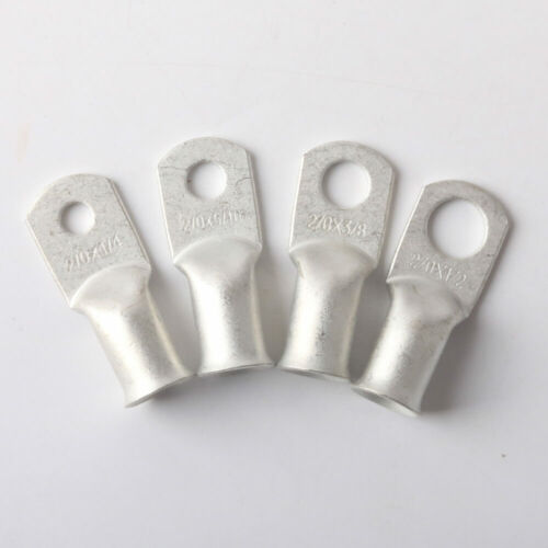 Tinned Copper Cable Lugs AWG Welding Battery Marine Cable Wire Ring Terminals - Picture 4 of 19