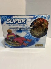 Monster Inflatable Snow Tube Pool Float Tube Heavy Grab Handles New 39”