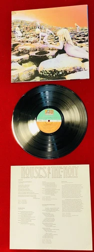 1973 RARE Led Zeppelin Houses Of The Holy German Import ATL50014 Gatefold Lyrics