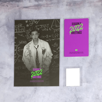 BTS 2022 Season's Greetings Photo Card Postcard ID Photo - RM Set