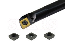 Shars 1/2 SCLCR Coolant Indexable Boring Bar 3 CCMT 32.51 Inserts P