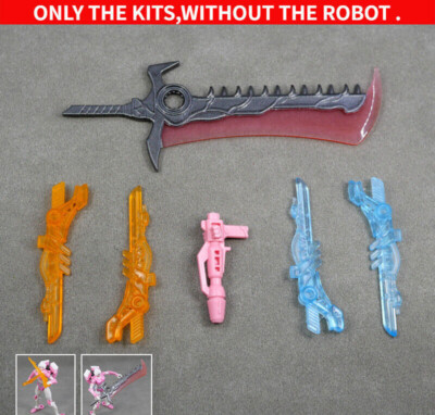 Resin Cast Weapon Upgrade Kit IDW Gun Double Blades Big Knife  For SS 1986 Arcee