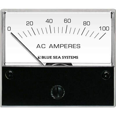 Blue Sea Systems 8258 AC Analog Ammeter 0-100 Amp