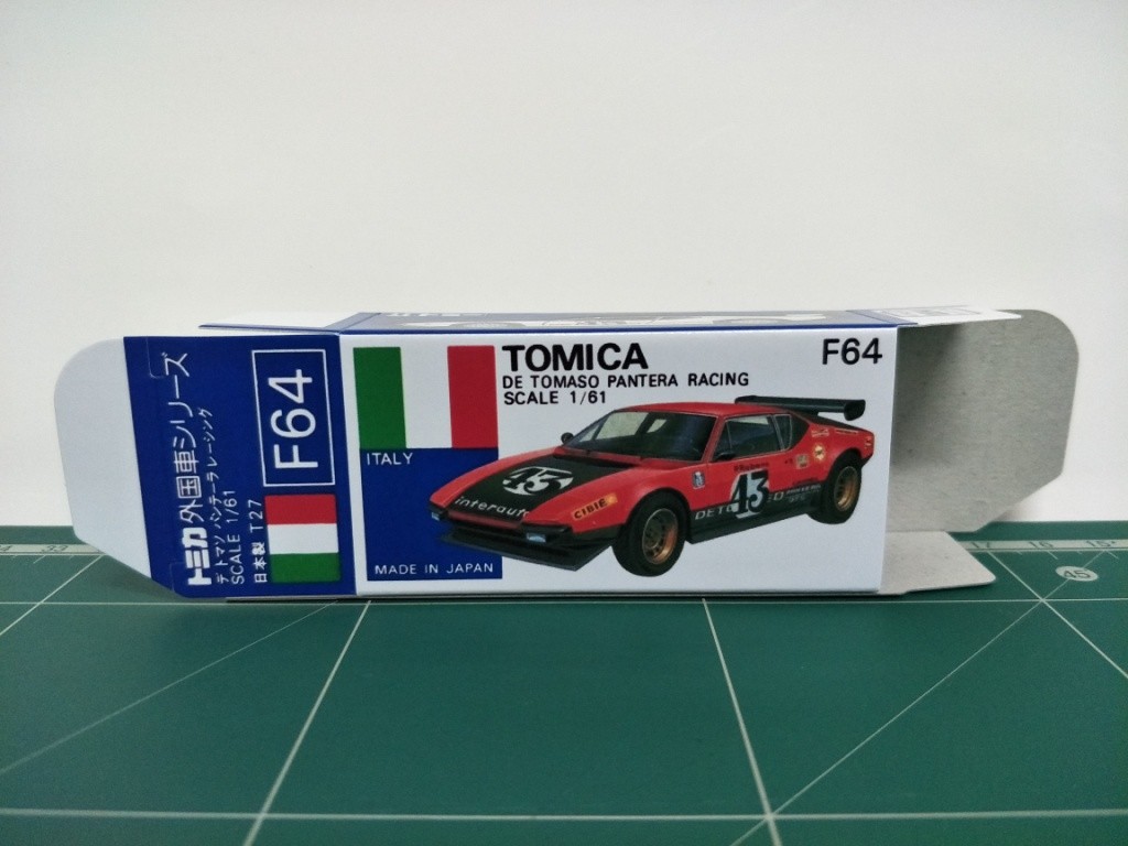 トミカ F64 外国車シリーズ デトマソ パンテーラ レーシング 日本製
