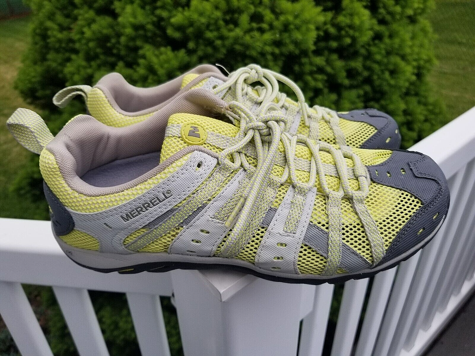 Scarpa da donna Merrell Mykos Lime escursionismo trail running taglia 10 pulita