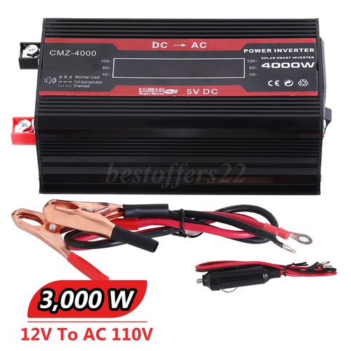 16000W Pure Sine DC 12V to AC 110V Inverter for Solar Panel Kit Solar Generator - Picture 25 of 56