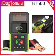 Genuine Topdiag BT500 Car Battery Tester With Printer Battery Analyzer 12V 24V
