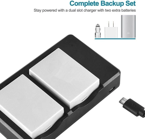 LP-E17 Battery Charger For Canon EOS M6 200D 200D Mark I II 77D 750D 760D 8000D - Picture 4 of 12