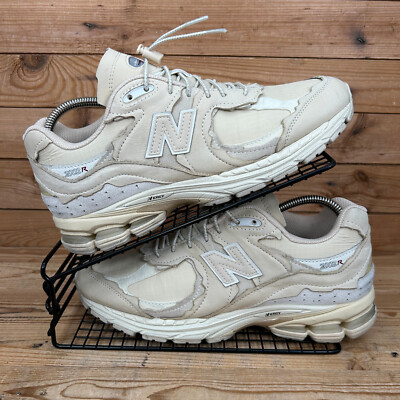 New Balance 2002R Sneaker Herren UK 8,5 Beige Ripstop Protection Pack Segelschuhe