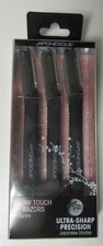 Japonesque Brow Touch Up Razors 6 Eye Brows Disposable Japanese Blades Dermaplan