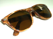 VINTAGE B L RAY BAN W0894 BLONDE TORTOISE B15 CRYSTAL WAYFARER II SUNGLASSES