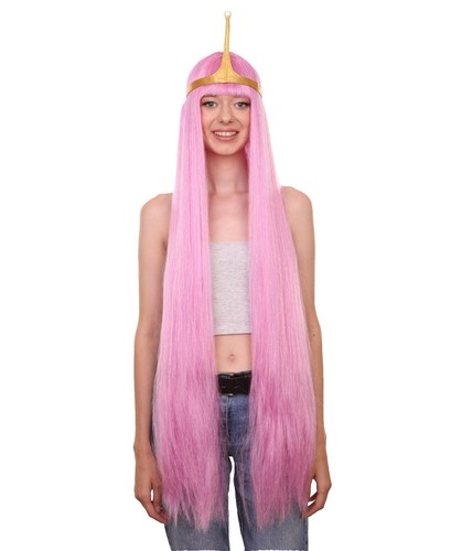 Womens Lady Gaga Parody Wig Celebrity Hair Pink Green Purple  display picture 1