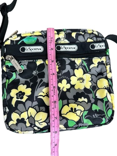 LeSportsac Tasche Umhängetasche Schultertasche Floral Blumen Design - Bild 8 von 9