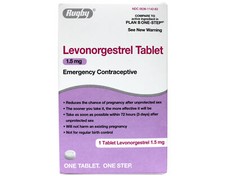 Rugby Emergency Contraceptive 1 Tablet 1.5 mg Compare to Plan B One Step