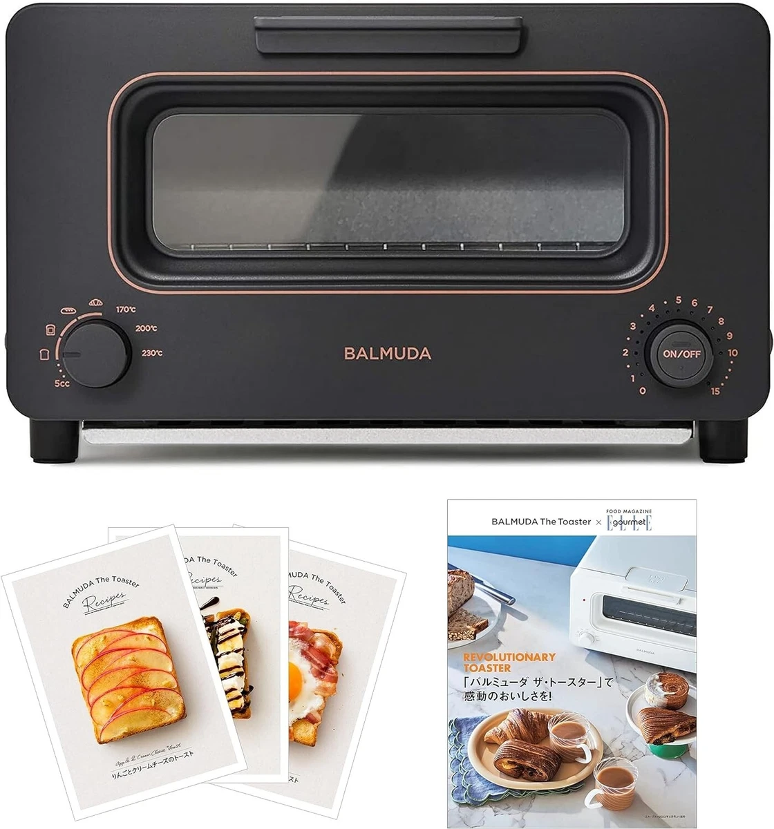 バルミューダ スチームトースター K05A-BK ブラック 【公式通販】