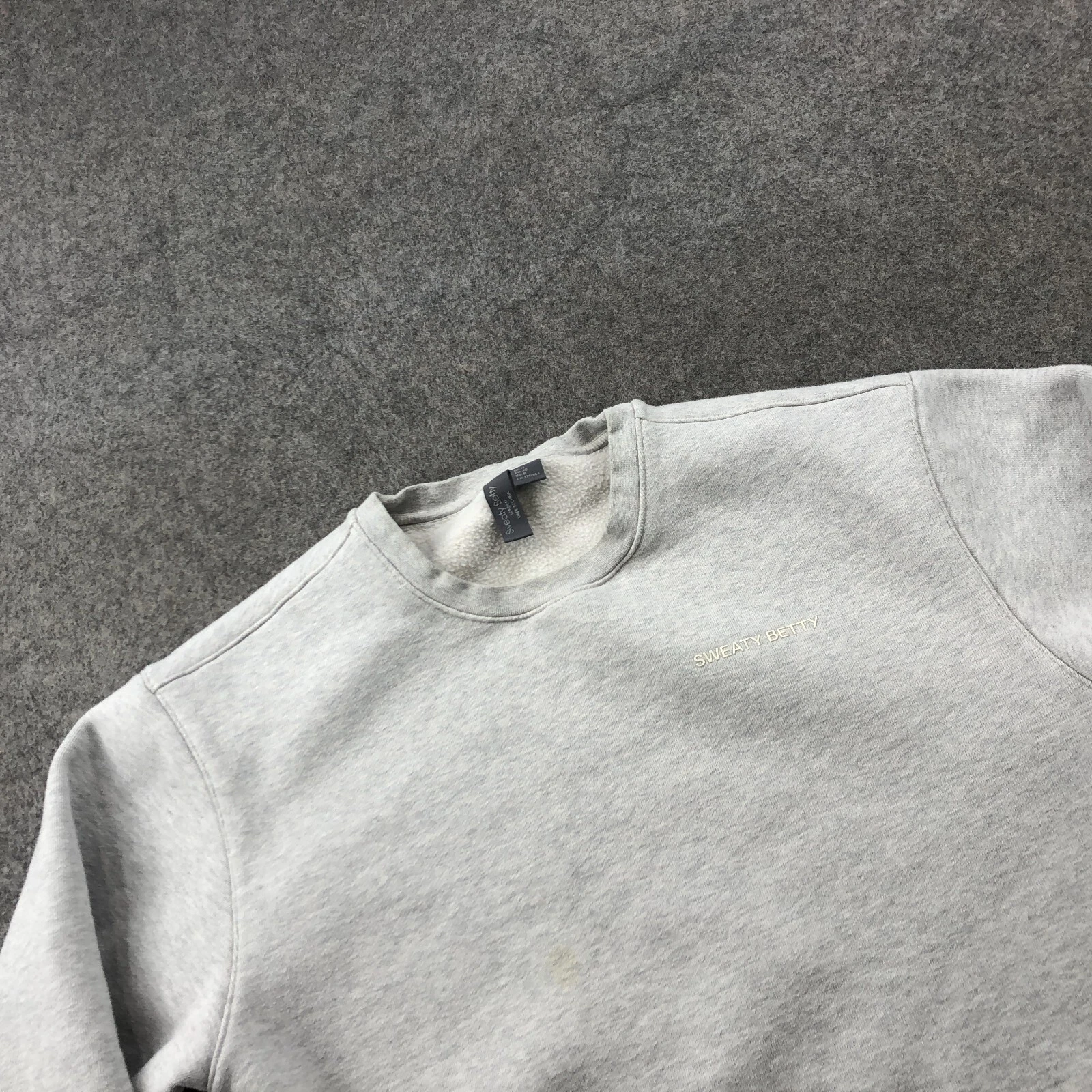 sweaty-betty pullover crew neck pockets sweatshirt