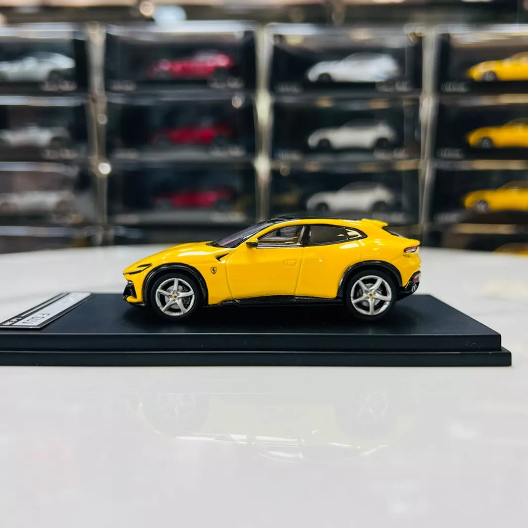Funny 1:64 Green F Purosangue SUV Luxury Sports Model