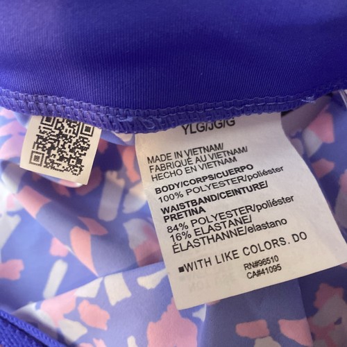 Pantaloncini Under Armour UA Fly By nuovi ragazze giovani taglia large running abbigliamento attivo viola - Foto 3 di 10