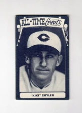 HAZEN KIKI CUYLER, Reds~TCMA All-Time Greats Type 2 STRIP CARD (NOT postcard)