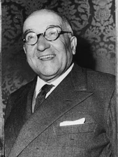 Italian Prime Minister Adone Zoli 1957 Old Photo