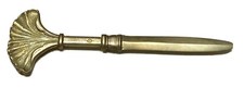 Vintage Antique Estate Bronze Art Deco Flower Letter Opener Desk Paper Knife Old