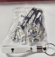 Stranger Things: Rubber Keychain - Approx 10 -Black and white - New