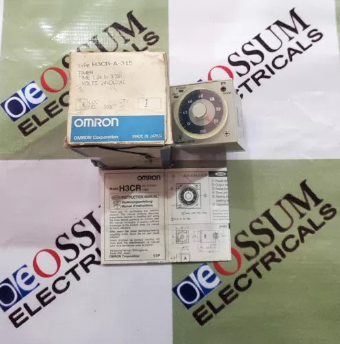OMRON H3CR-A-315 TIMER TIME 1.2S TO 300H VOLTAGE 24VAC/DC FREE FAST SHIPPING