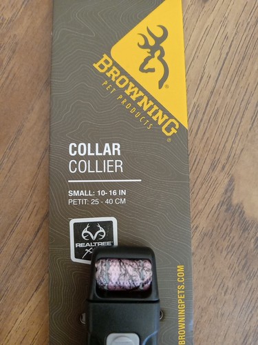 Browning Pet Products REALTREE Collar Small Pink Camo NEW - Picture 5 of 14