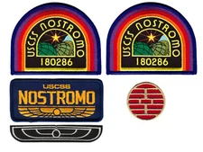 Alien Movie U.S.C.S.S. Nostromo Flight Wings Patch (Bundle 5PC-Iron on-sew on -G