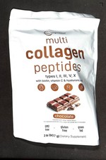 Micro Ingredients Multi Collagen Peptides Powder - Biotin  Vitamin C Chocolate