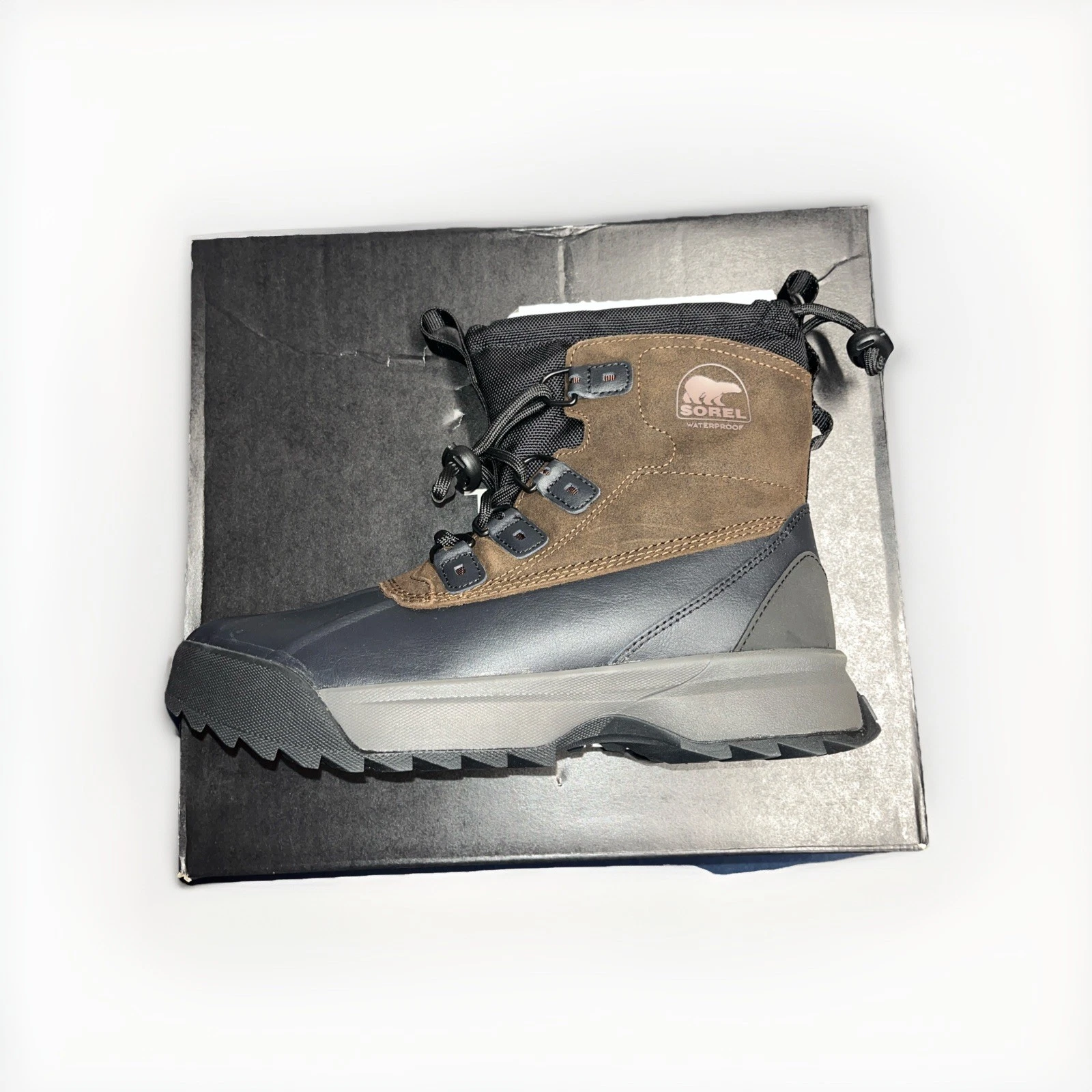 Buxton Lace Waterproof Sorel Boots Men’s Size 8 New With Box Clean
