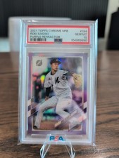 PSA 10 2021 Topps Chrome NPB Roki Sasaki #194 Purple Refractor /299